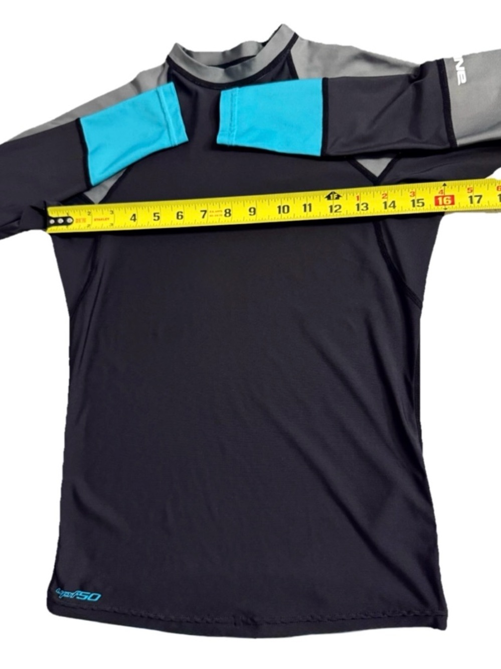 Dakine Rash Guard Youth L / Women’s S Black Gray UPF 50 Surf Swim - Picture 7 of 9